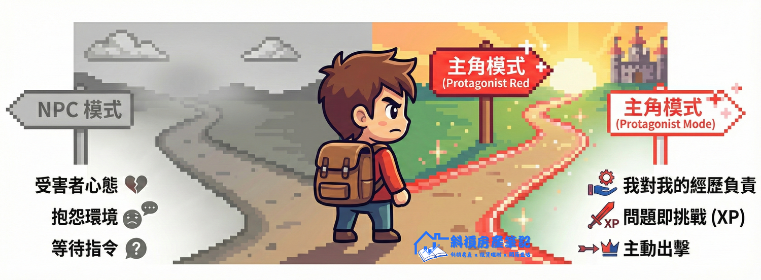 《主角模式》：為什麼你越努力，人生越像配角？5 個反直覺成長心法